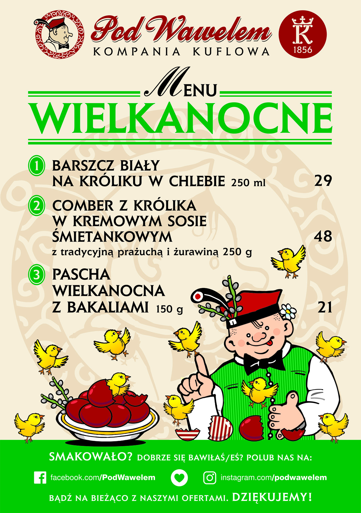 MENU WIELKANOCNE