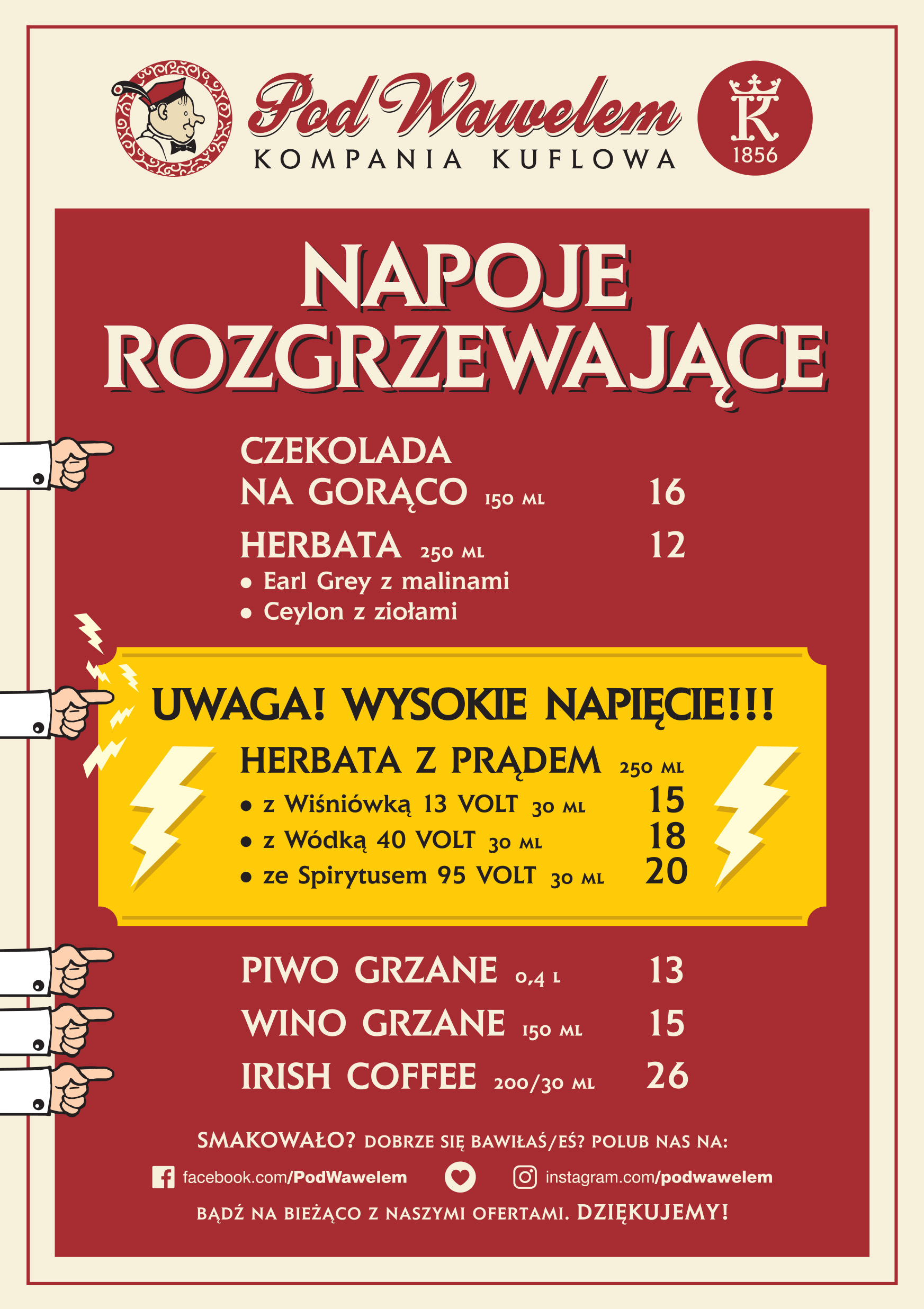 NAPOJE ROZGRZEWAJĄCE